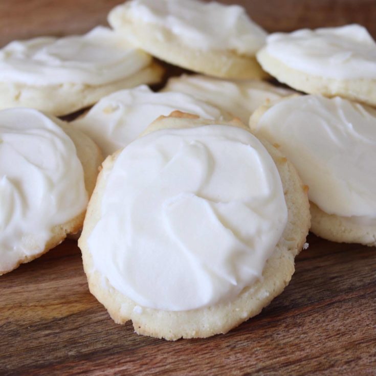 Chilled Coconut Sour Cream Cookies